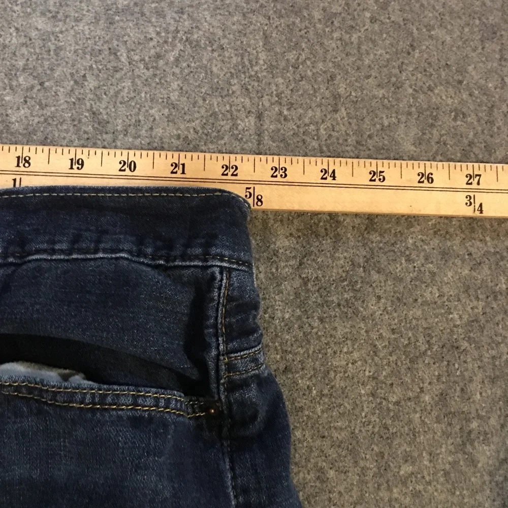 Levi's 569 Loose Straight Jeans Mens W44 L28 Dark Wash Blue Denim